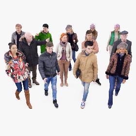 Full Girl And Boy Kids Anatomy Set model